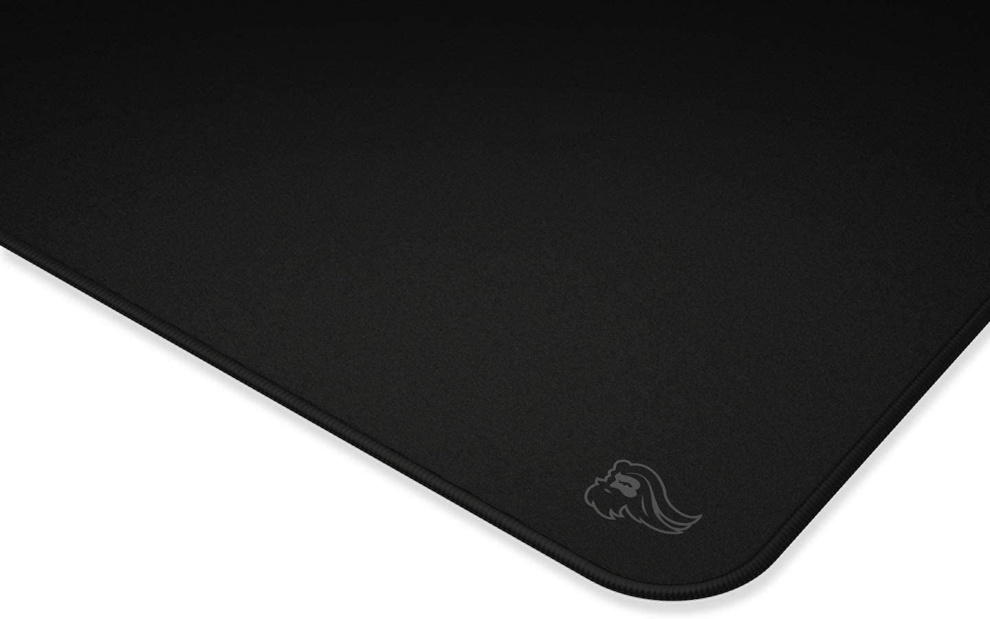 XXL Extended Gaming Mouse Mat/Pad - Stealth Edition - Large, Wide (XXL Extended) Black Cloth Mousepad, Stitched Edges | 18"X36" (G-Xxl-Stealth)